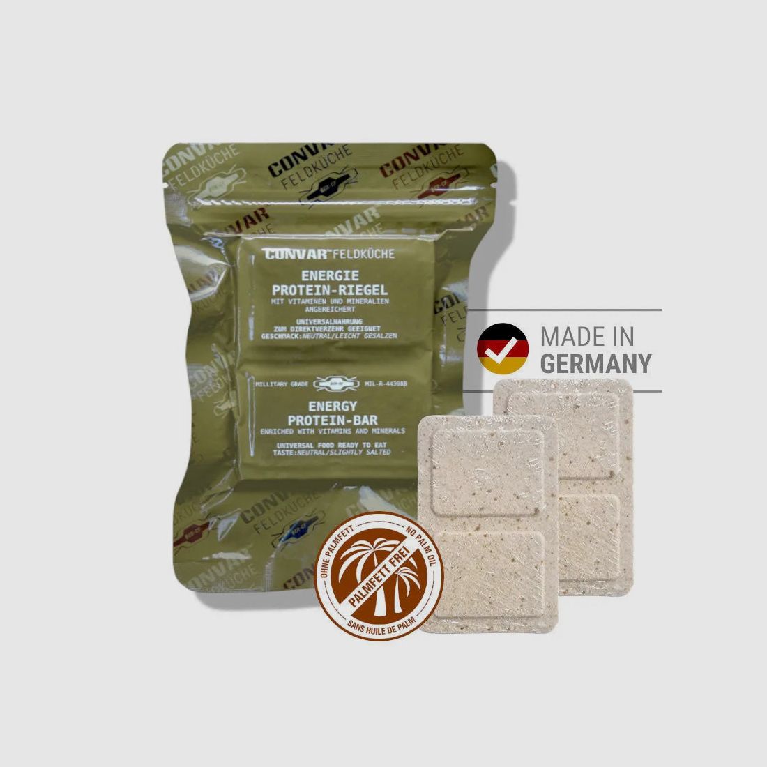 Convar-7 Convar-7 Feldküche Riegel High Energy Bar Weizen 12er Pack