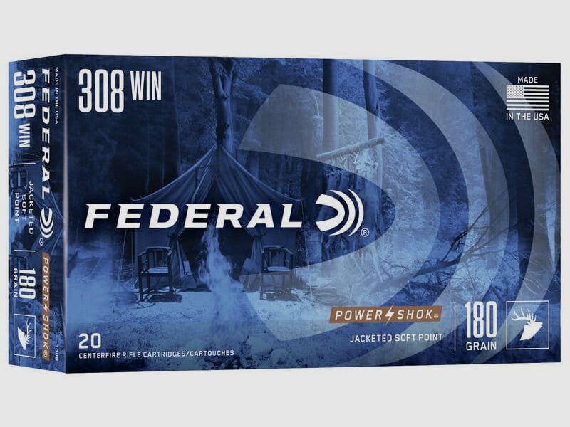 Federal Power Shok .308 Win. 180 gr. - 20 Stk.