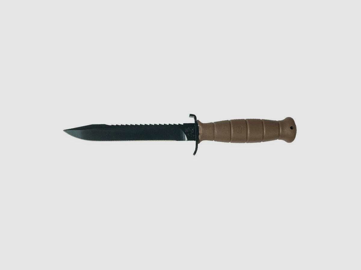 Feststehende Messer Messer mit Säge Coyote Glock