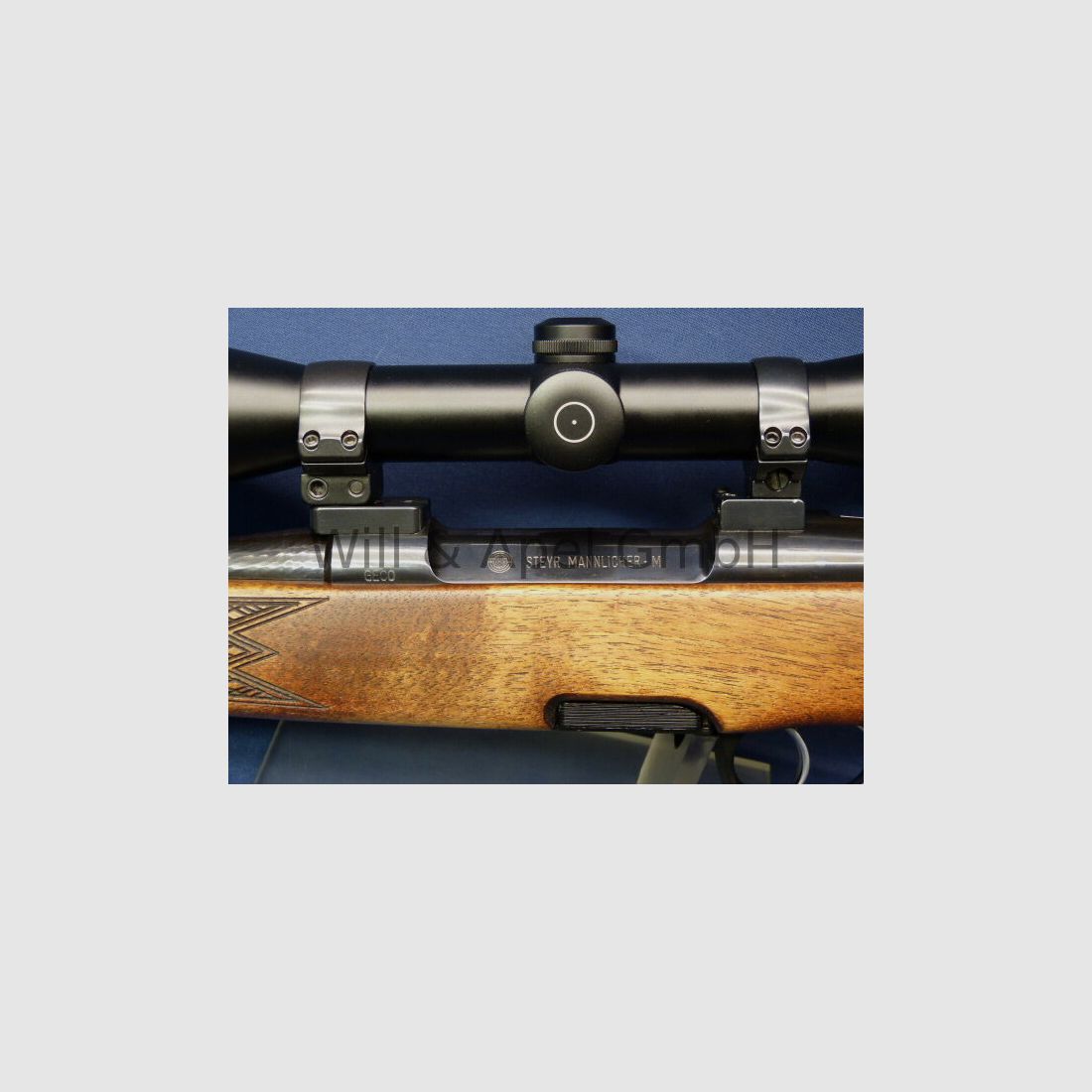 Steyr Mannlicher Model M with drum magazine