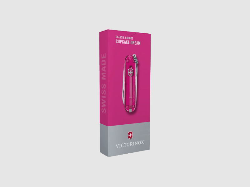 VICTORINOX – CLASSIC SD ROSE – TRANSPARENT, afbeelding 4 van 4