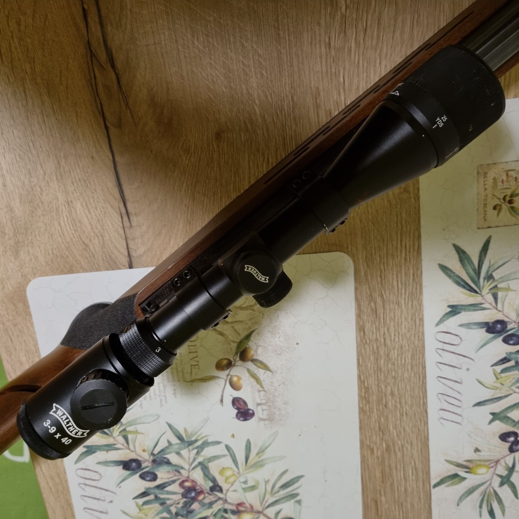 Incenso HW 98 Field Target calcio speciale rivestimento della canna filettatura della canna calibro 4,5 mm con ZF Walther 3-9x40