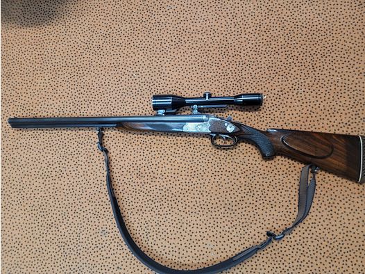 Sauer und Sohn Drilling Modèle 3000 avec gravure à la main