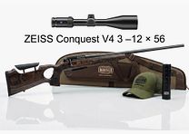 Aktions-Set Mauser 25 Max .308 Win. Geradezug-Repetierer mit ZEISS V4 3 - 1 .308Win