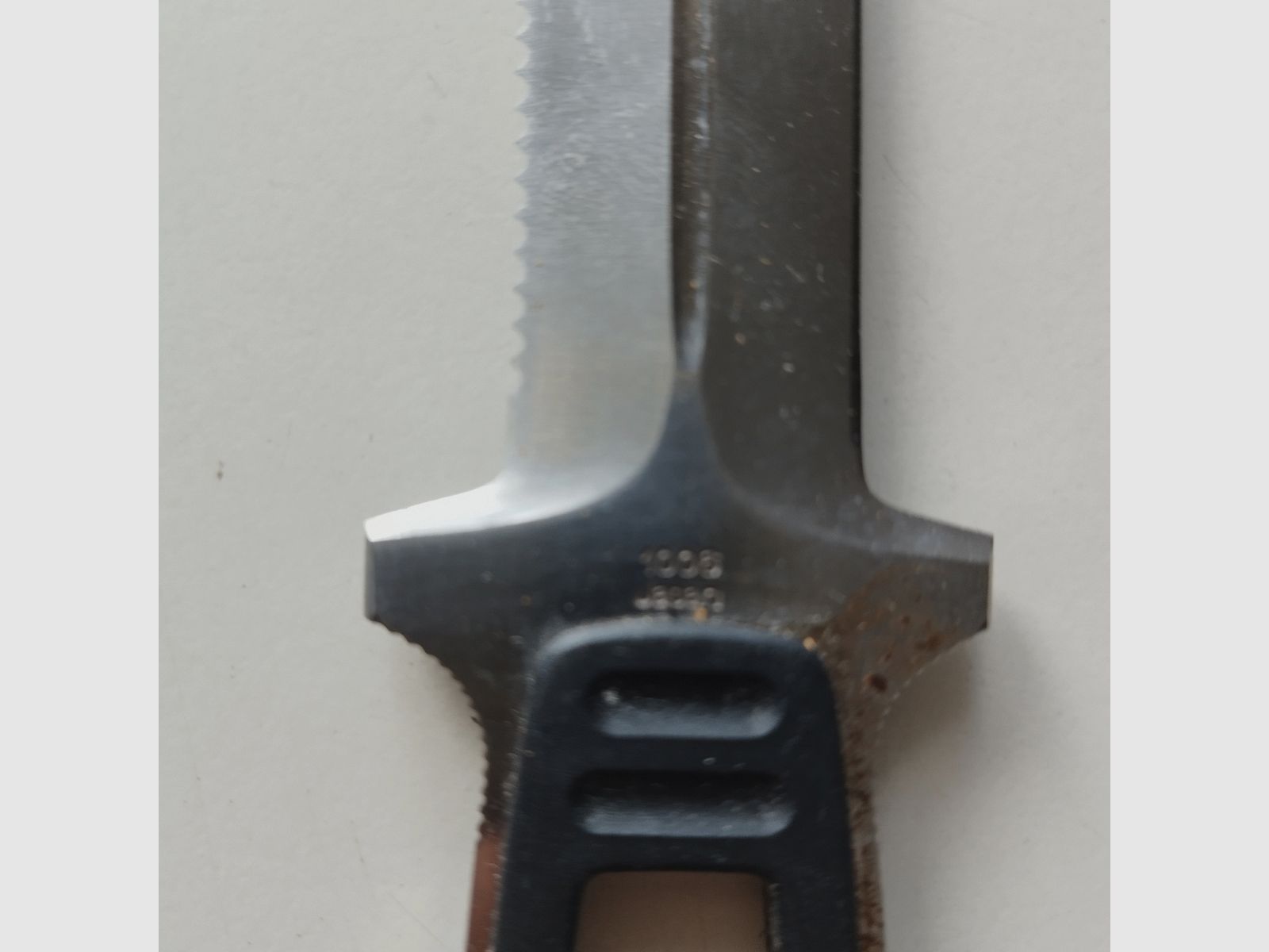 Hochwertiges Taucher-Messer Kershaw 1006 Japan mit Leder-Clip Scheide, Bild 5 von 7
