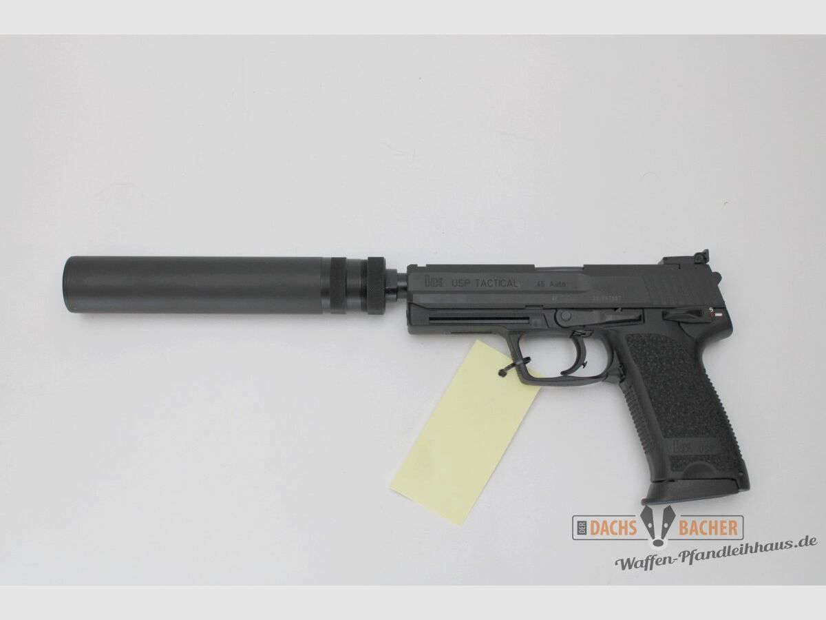 Pistole H&K USP Tactical Kal. .45 ACP mit Schalldämpfer SD USP, Bild 2 von 3
