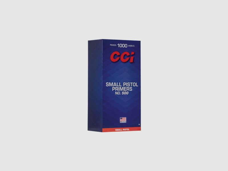 CCI STANDARD SMALL PISTOL PRIMER N500 X100