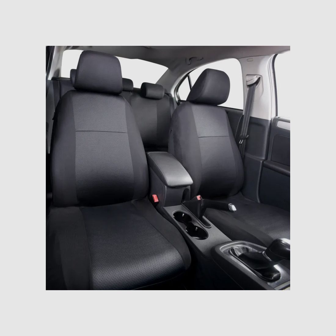 Autohoes Catania zwart 5 hoofdsteunen afneembare stoelen, afbeelding 2 van 4