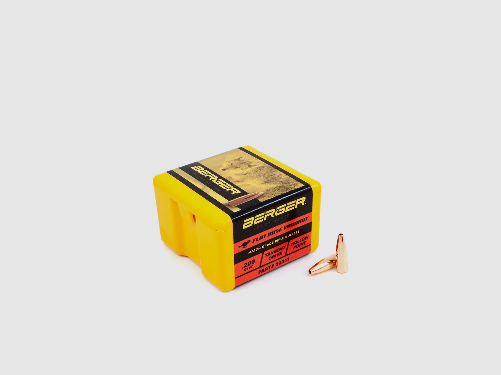 Proiettile Berger .22 FB Varmint 55GR 100 Pezzi