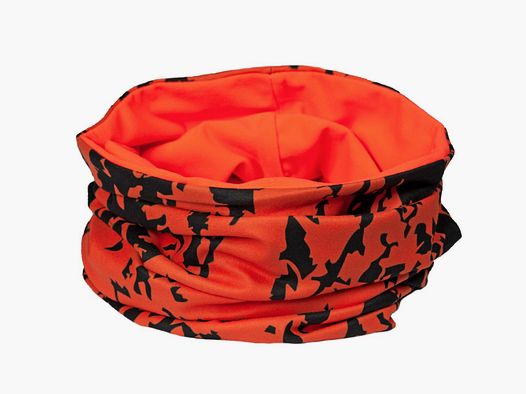 Skogen Neckwarmer Camo Signal Orange Schwarz Tarn