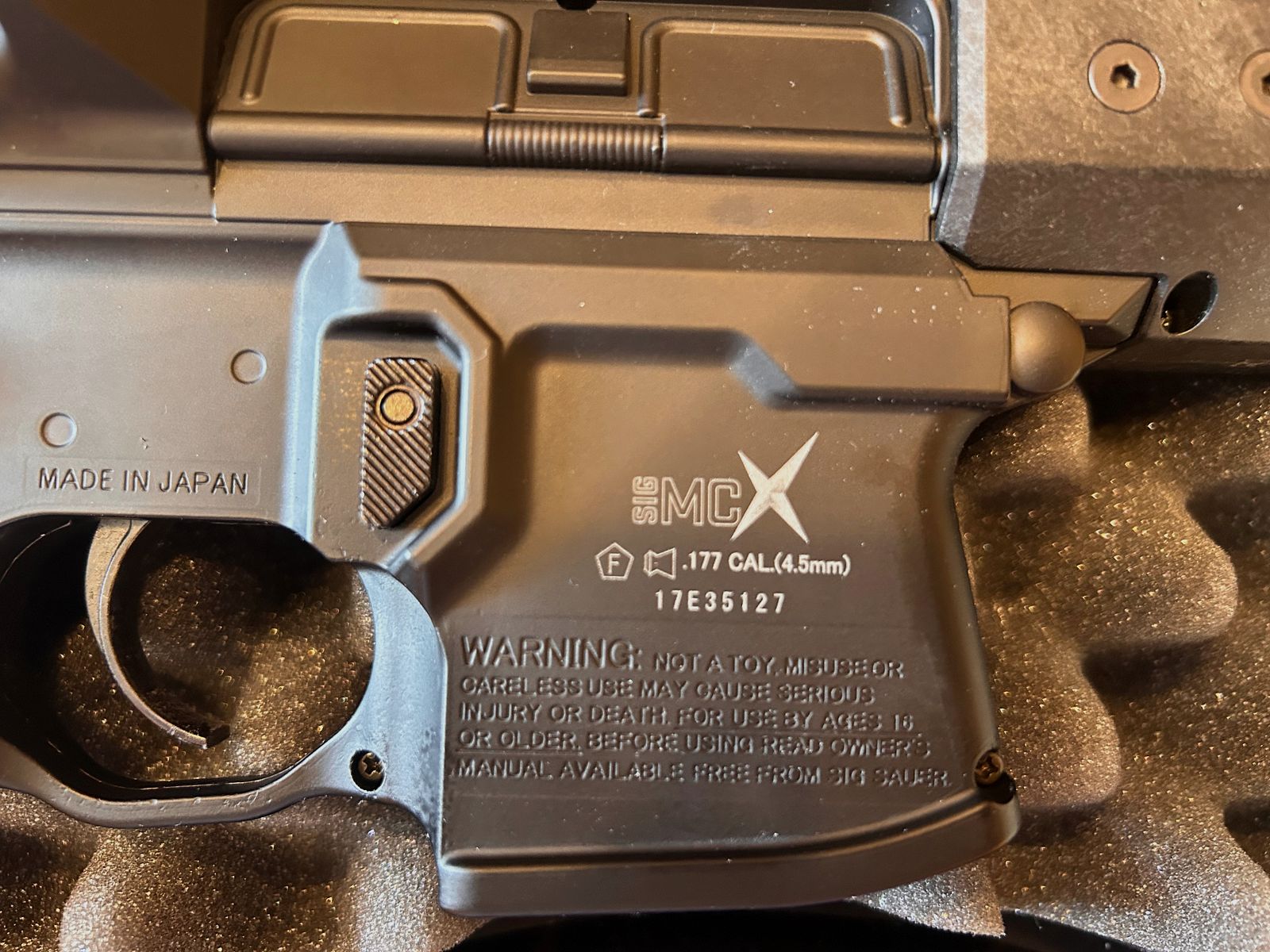 Sig Mcx .177 Cal