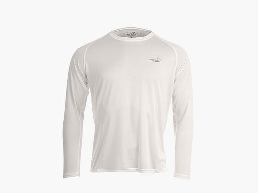 Arrak Outdoor Action Langarm Funktionshirt Heren Wit 2XL