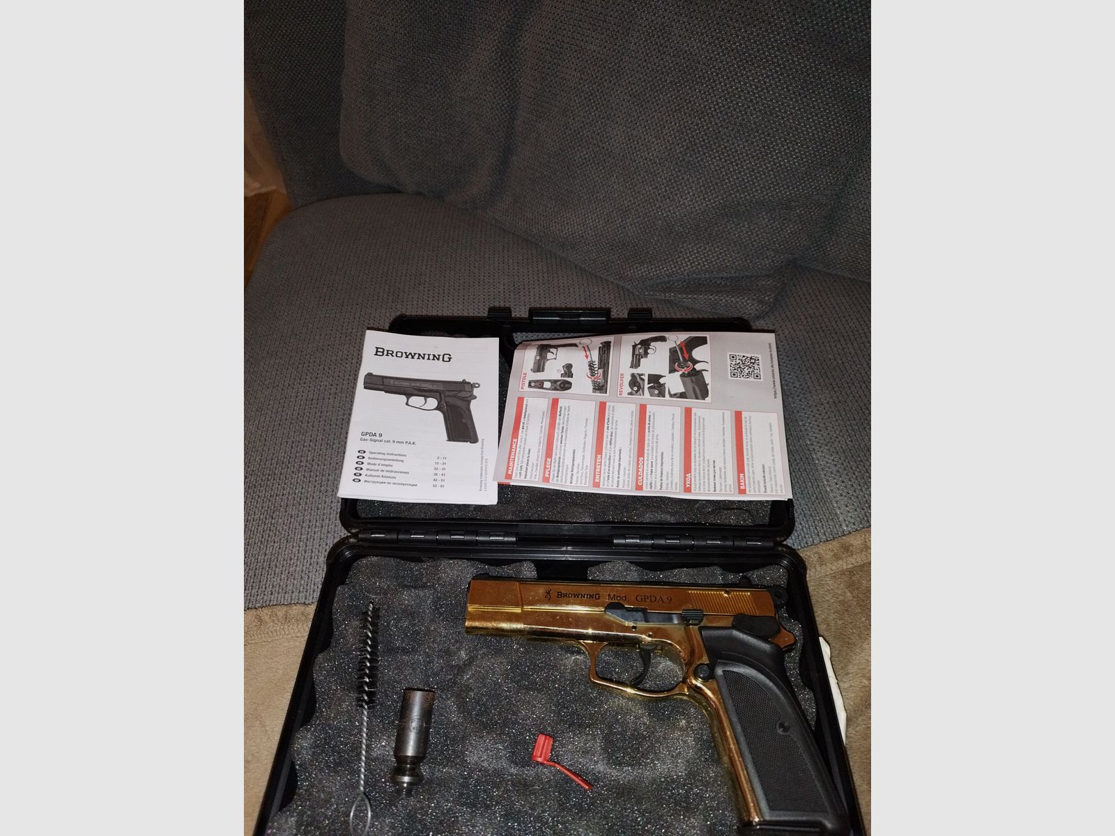 Browning GPDA 9 Gold Finish (24 Karat)