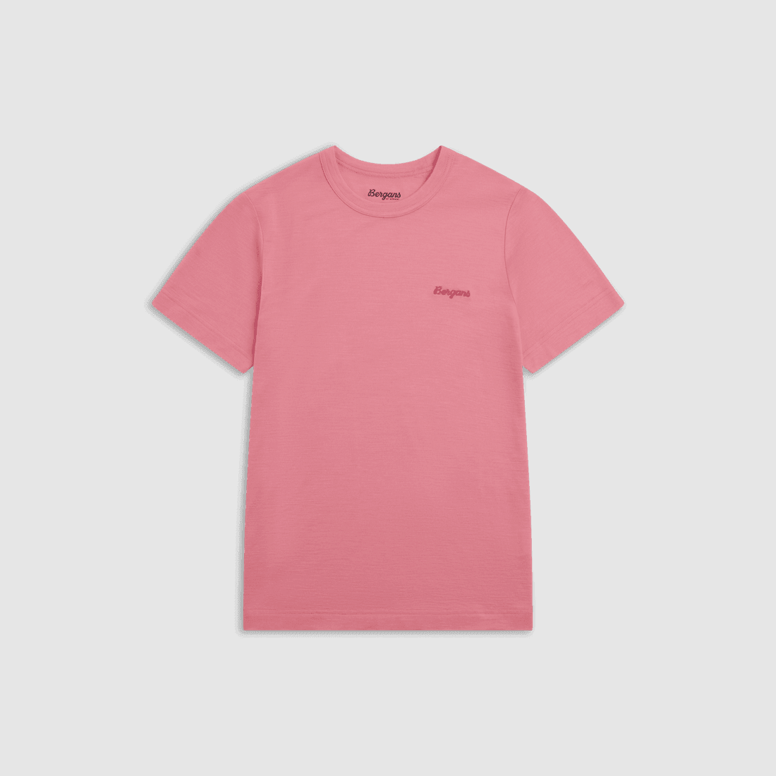 Bergans Logo Merino Tee Women Cherry Blossom M