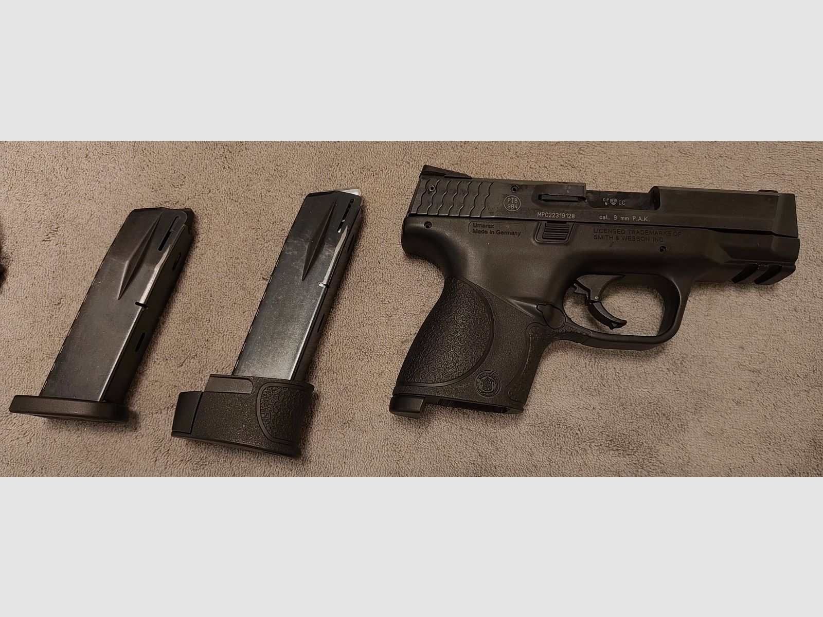 Smith&Wesson M&P9c 9 mm P.A.K Schreckschuss