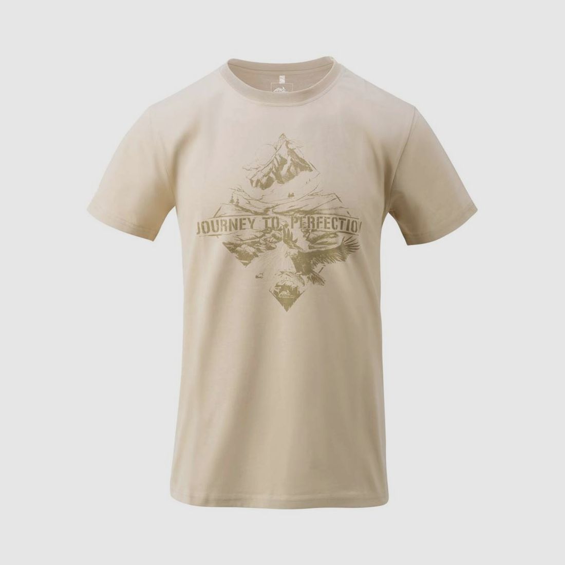 HELIKON TEX MOTTO T-SHIRT  MOUNTAIN STREAM KHAKI