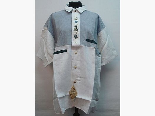 Werthe Casa de Campo 1/2 Manga Bordado de Lino, Talla 41