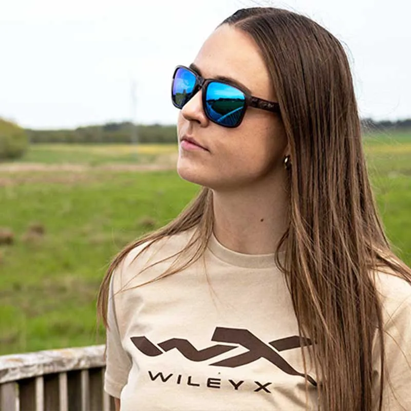 Lunettes Wiley X TREK Captivate Blue Mirror Gloss Crystal Dark Grey Fram - AC6TRK09, image 4 sur 9