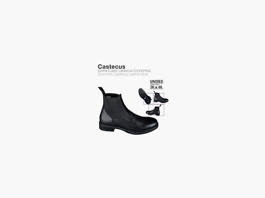 BOTIN CUERO CASTECUS NEGRO