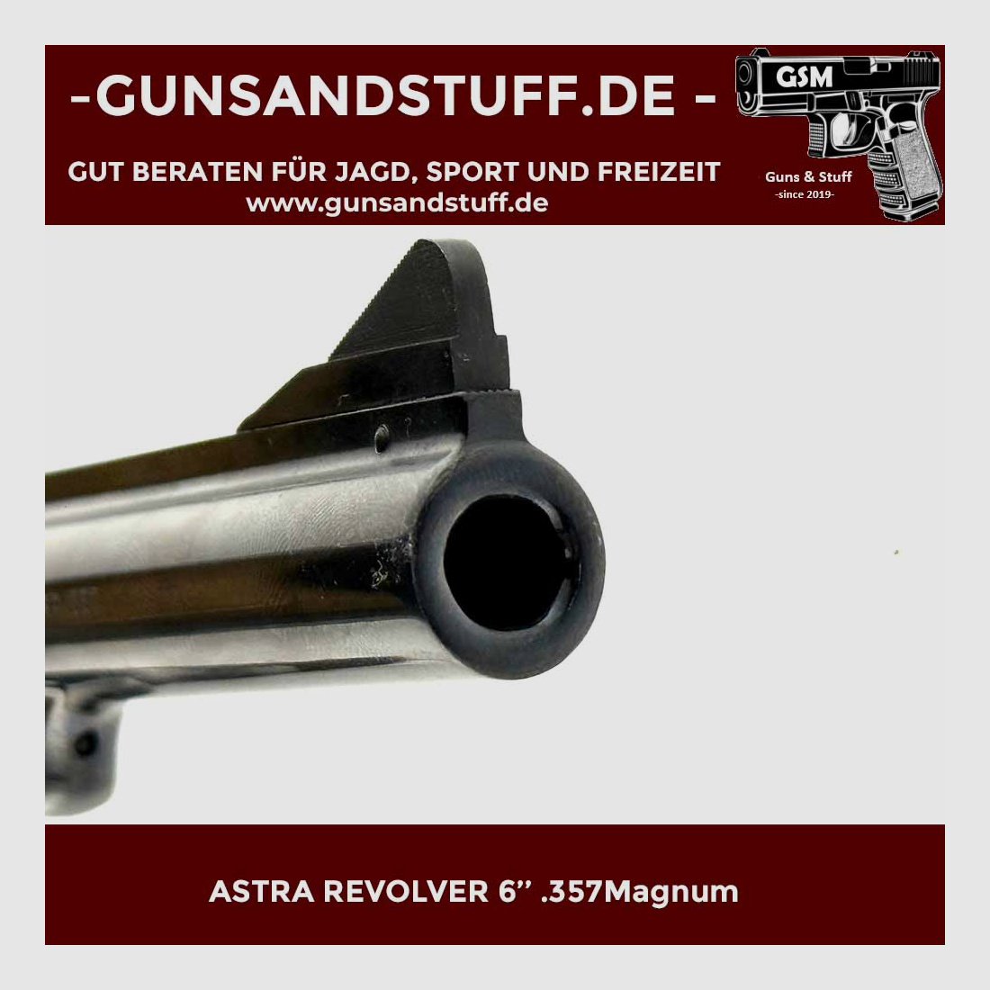 ASTRA Revolver 6” .357Magnum
