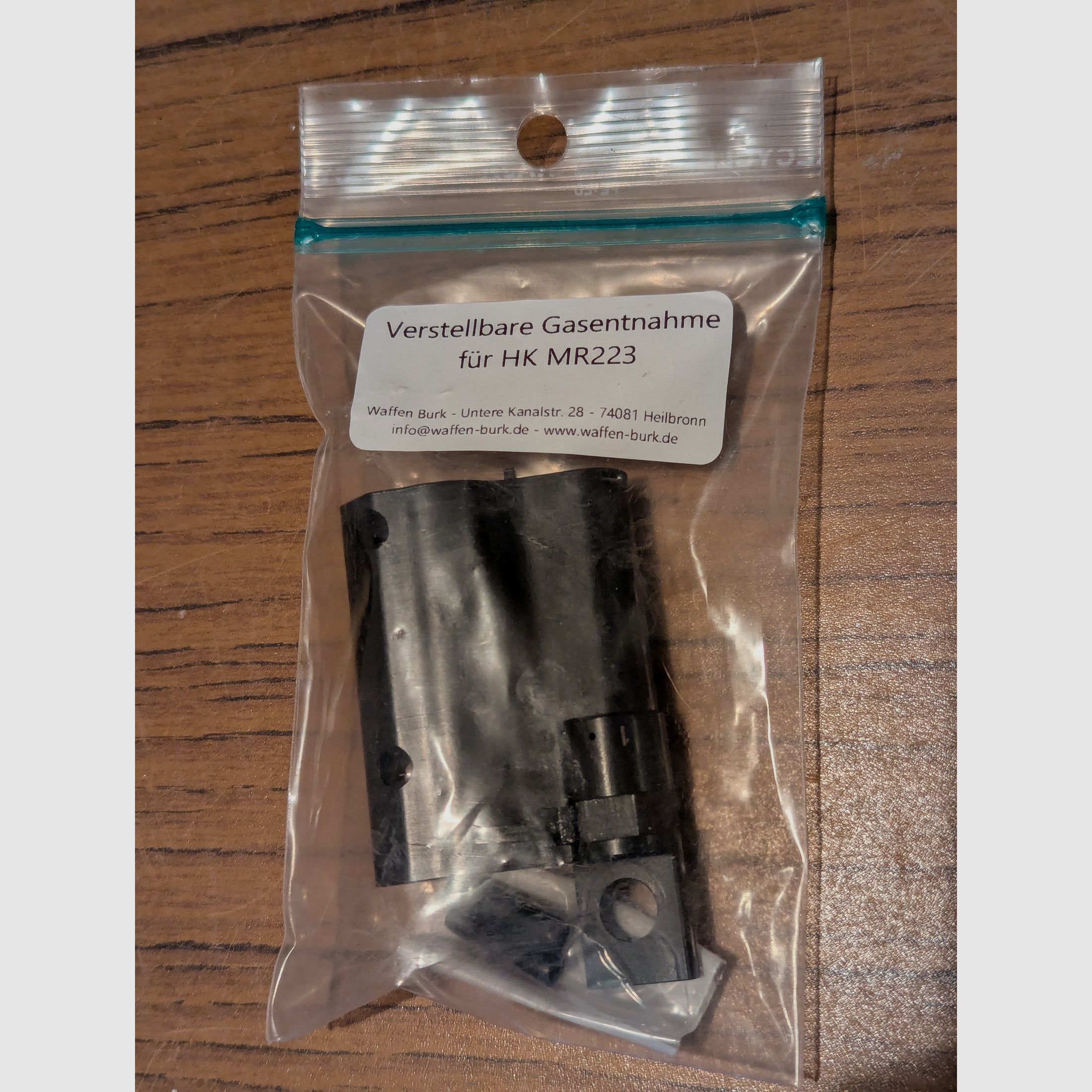 Heckler & Koch MR223 Valvola di gas regolabile