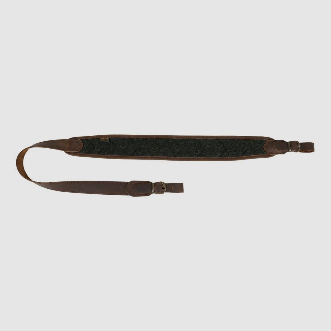 AKAH Rifle Sling Buffalo Ranger Leather with Quilted Padding