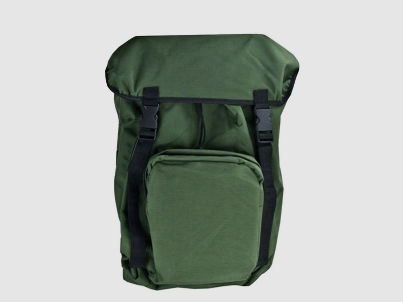 Jagdrucksack aus Cordura MaĂźe 28 x 50 cm grĂĽn RĂĽckenpolsterung