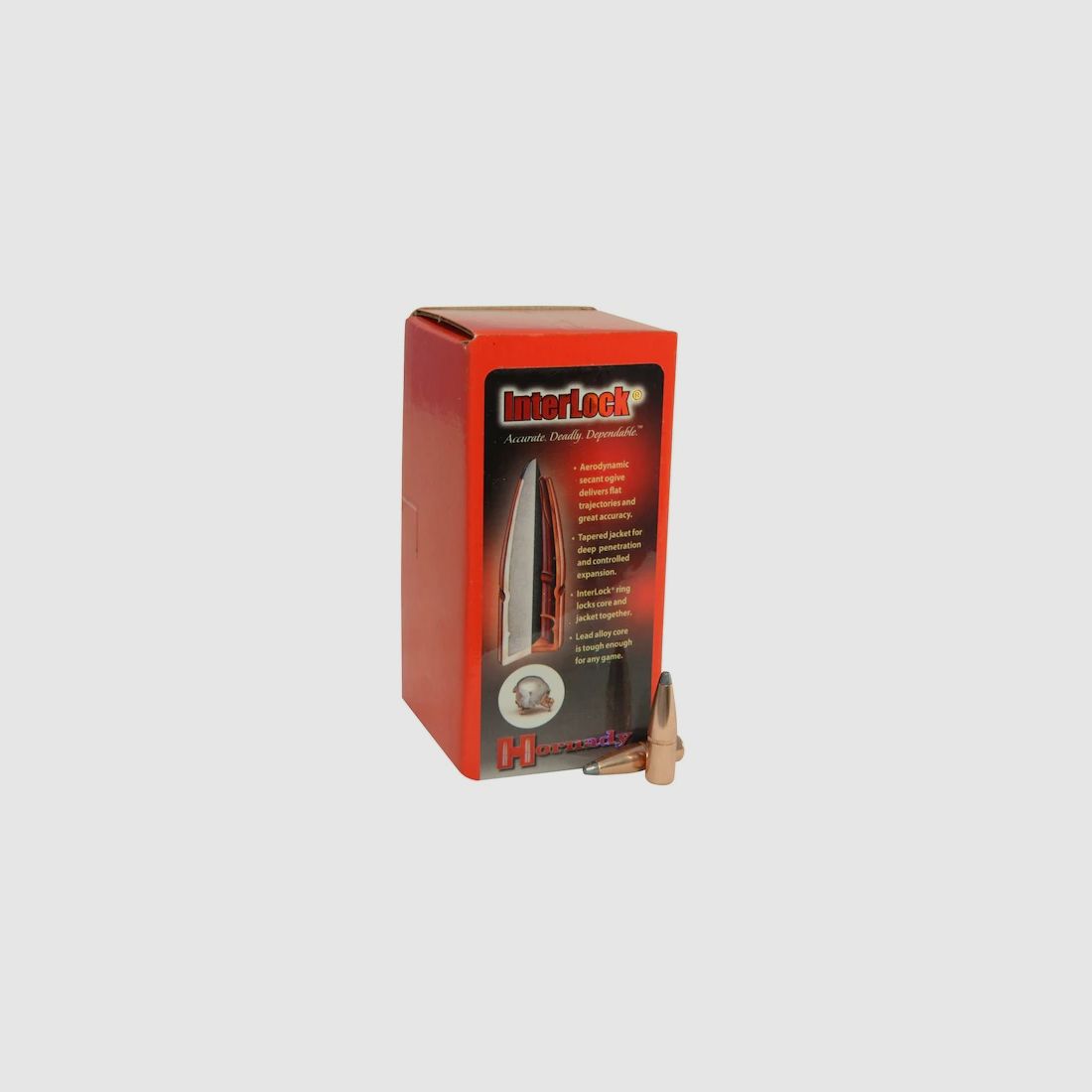 Hornady Geschoss 6,8mm/.270/.277 INTERLOCK SP 130GR 100 Stück