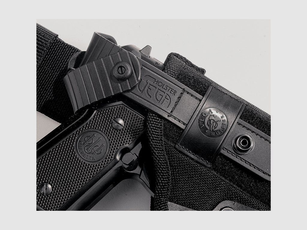 Holster PA260 VEGA pour Beretta 92 – 98 – Noir – Holster de cuisse en Cordura, image 2 sur 2