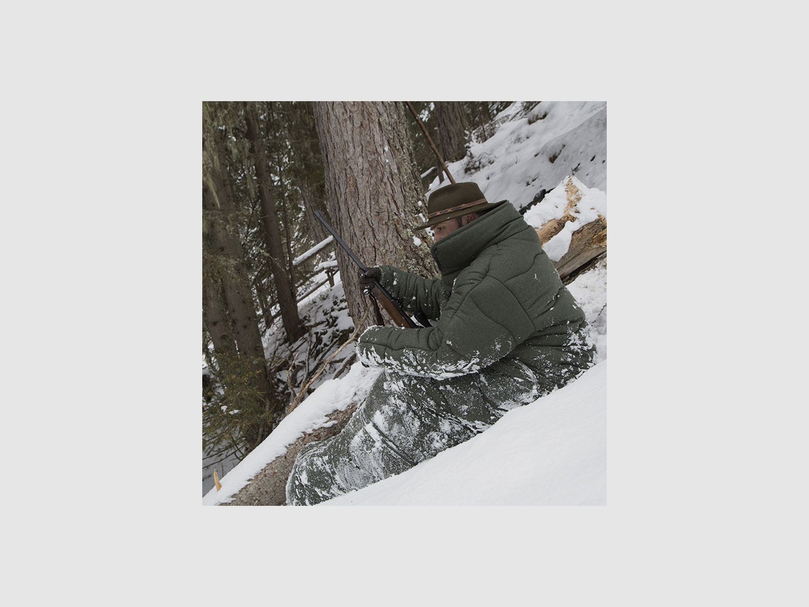 CARINTHIA Manteau d'entrée avec partie pour les pieds en fausse fourrure (Taille XL)