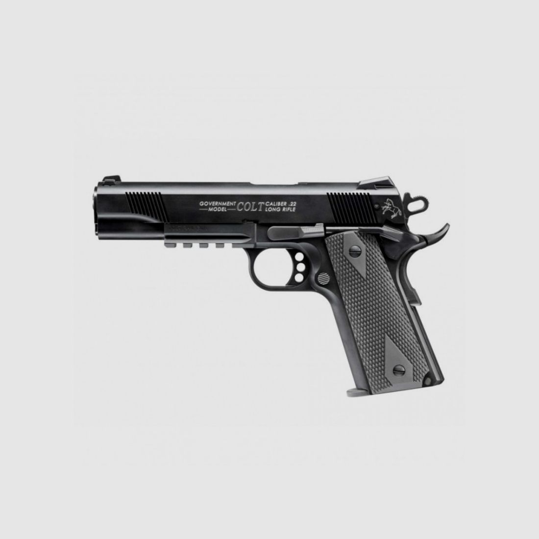 WALTHER COLT 1911 RAIL GUN CAL 22LR, image 1 sur 3
