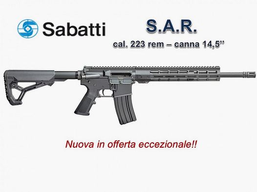 SABATTI SAR cal.223 rem cañón 18,5 nuevo en oferta