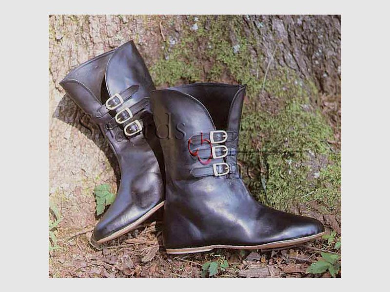 Mittelalterliche Lederstiefel