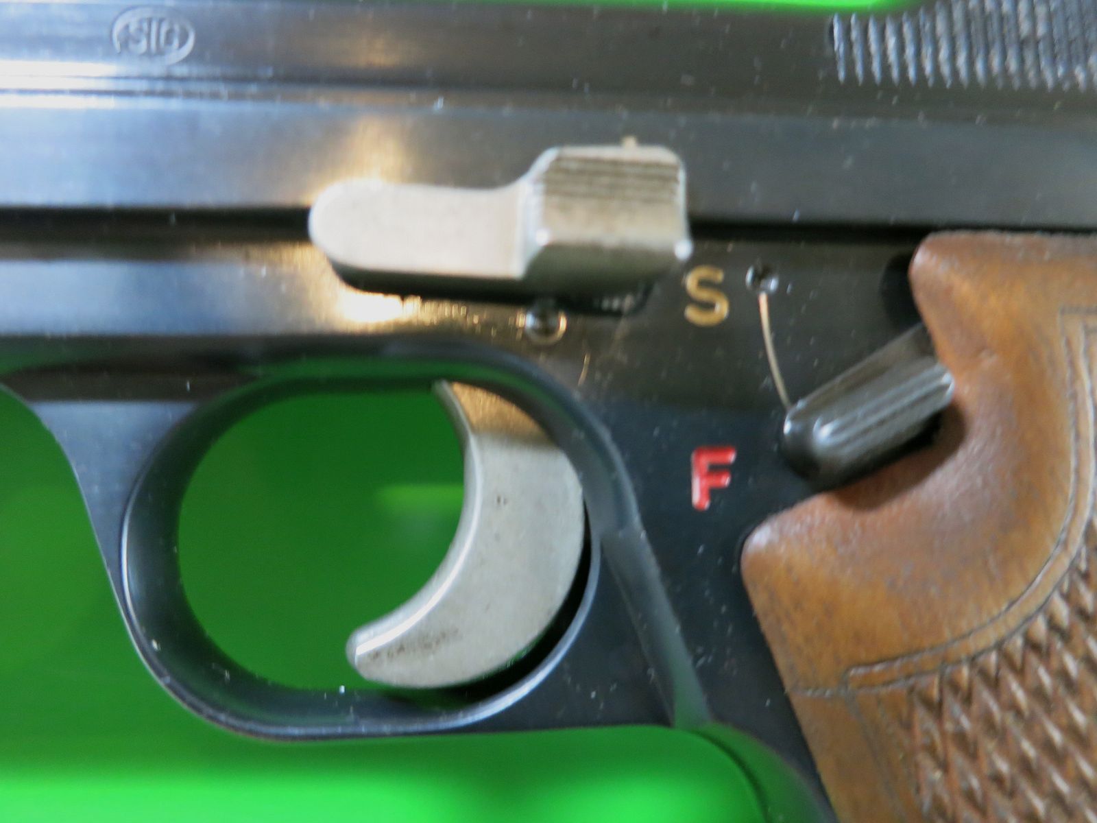 Semi-automatic pistol SIG P210, pistol 49 cal. 9mm Luger, new proof #44-