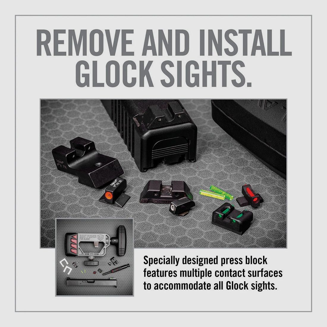 Real Avid Outil de changement de hausse pour Glock, image 7 sur 7