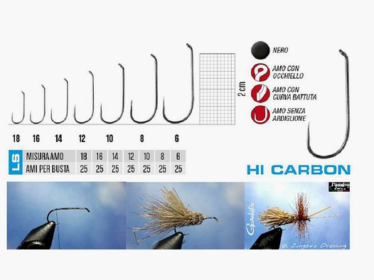 Amo Gamakatsu mosca F11B con occhiello