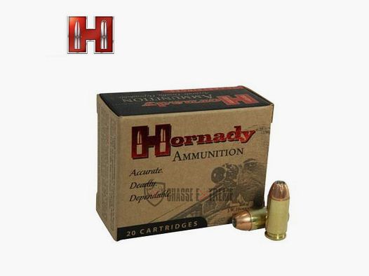 20 Munitions HORNADY Custom Pistol 40 S&W 155 Gr Jhp Xtp
