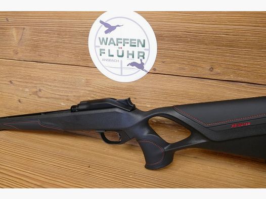 BLASER R8 Monza Komplettierung Leder schwarz Naht rot DLC Neuware WAFFEN FLÜHR ANSBACH