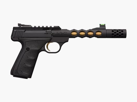 PISTOOL BROWNING BUCK MARK VISION BLACK GOLD HEX UFX KAL.22LR GEBEUGD - CATEGORIE B