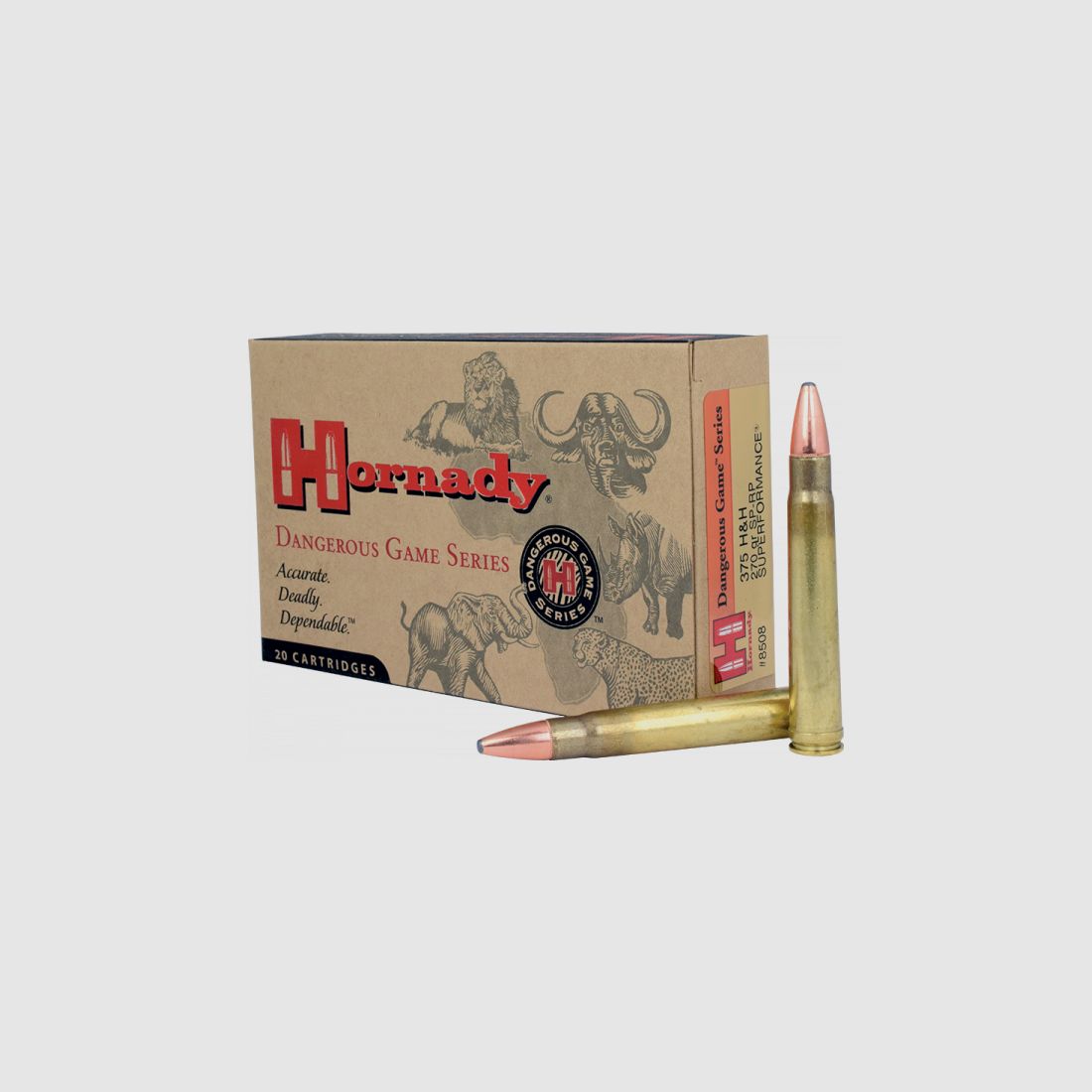 Hornady Dangerous Game .375 H&H Mag InterLock 270 grs Büchsenpatronen