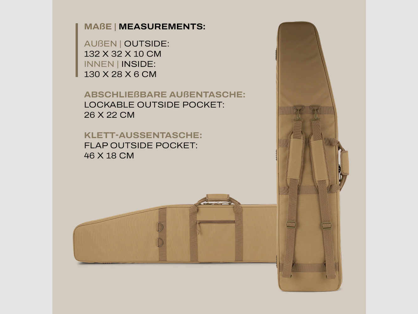 Winter Guncases Bolsa para Rifle 130 cm