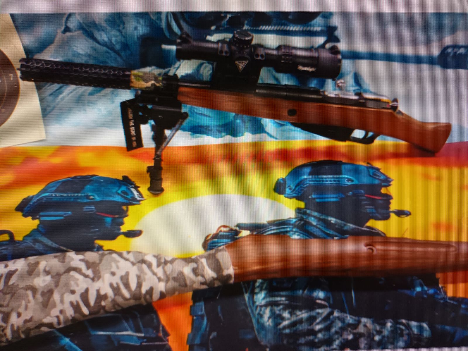 Gletcher M1944 __ Partisan Carbine Air Rifle __ Cal. 4.5 mm BB __ ONE OF A KIND, image 1 of 9