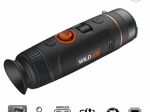 ThermTec WILD 335 Wärmebildkamera mit Fingerfokussierung und NETD unter 18 mK