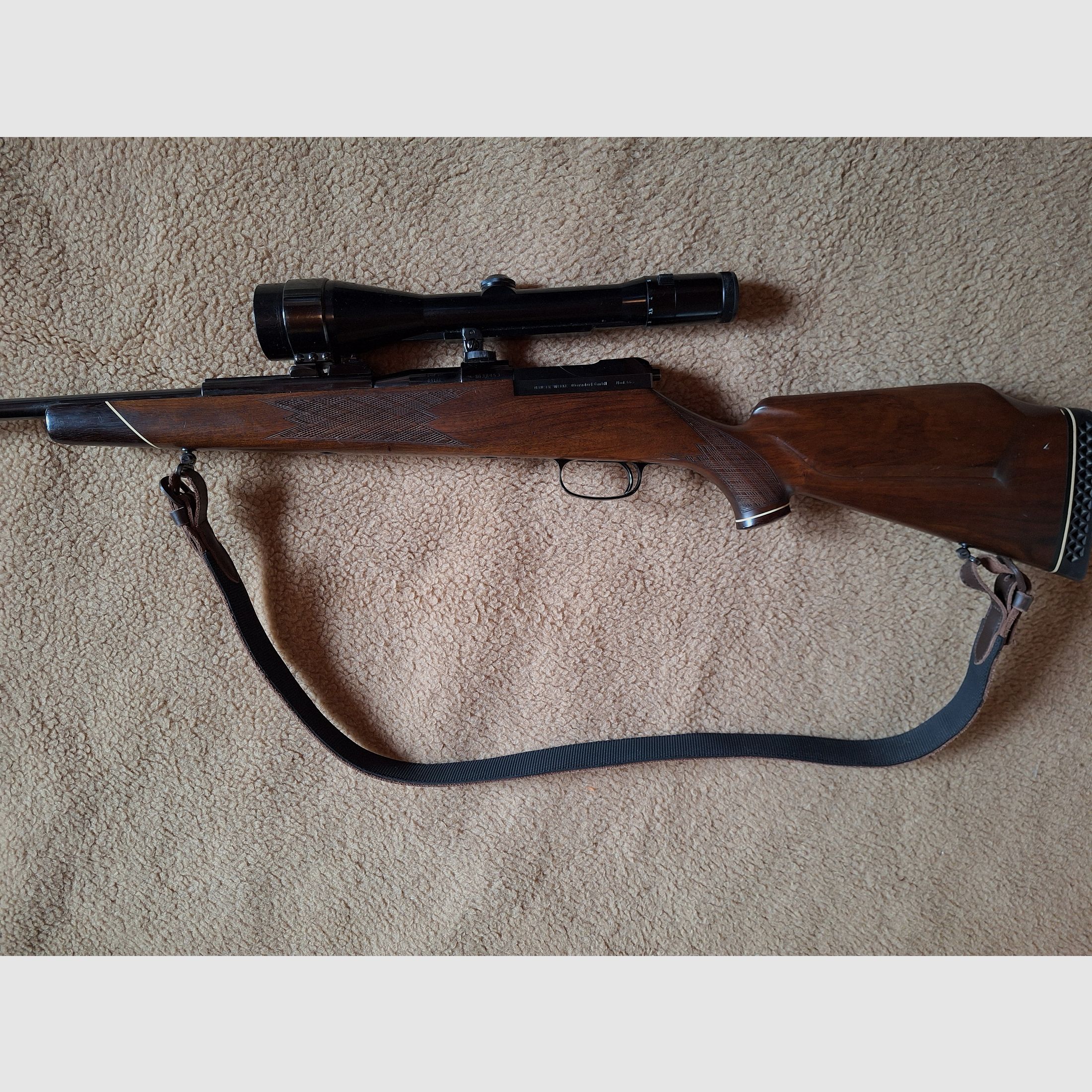 Mauser repeating rifle with telescopic system, model 66 S, caliber 6.5 x 68, Zeiss Diavari-Z 2.5 - 10 x 52