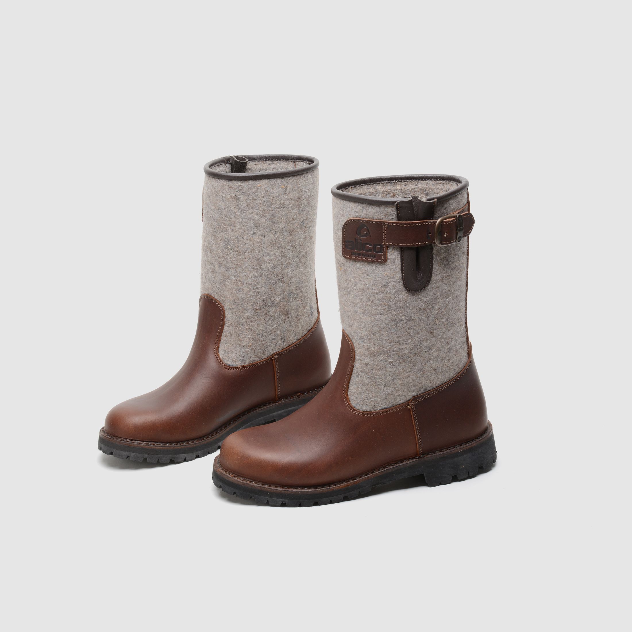 Bottes en Cuir et Feutre Cottage, image 1 sur 3