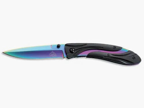 PUMA TEC One-Hand Knife (Aluminum/Curved)