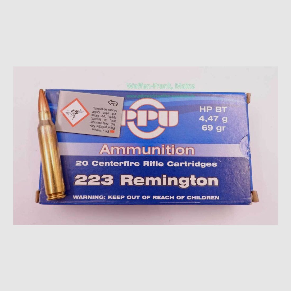 PPU/Prvi Partizan cartouches de fusil .223Rem