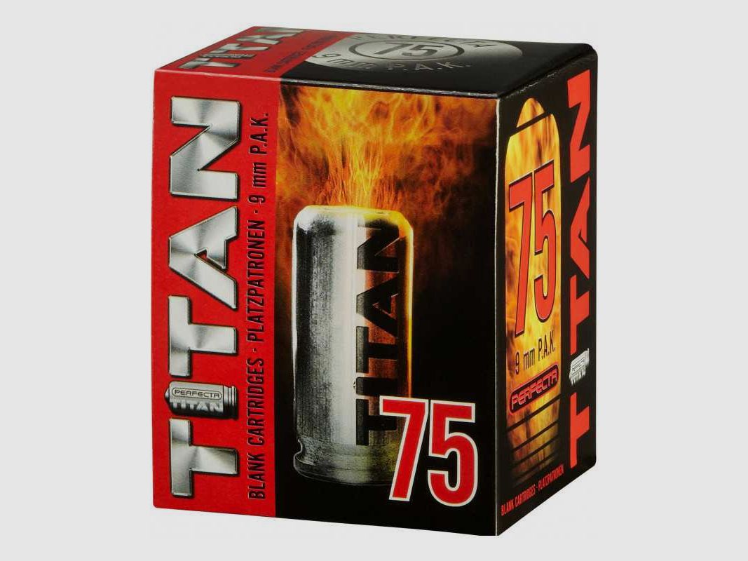 Umarex Perfecta Titan Platzpatronen 9 mm P.A.K. 75 St.