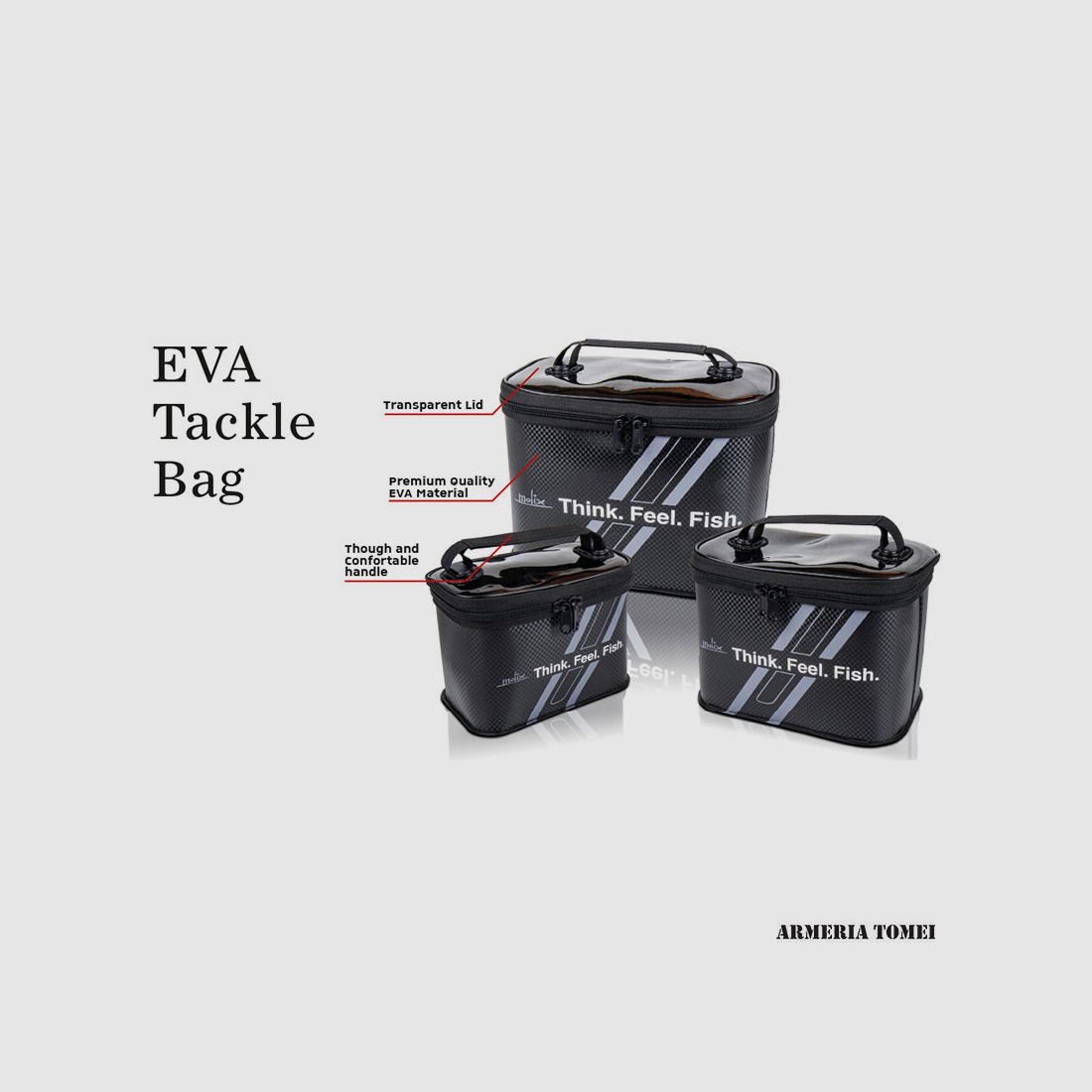 BAG – MOLIX – EVA TACKLE BAG WATER RESISTANT Black, image 2 of 2