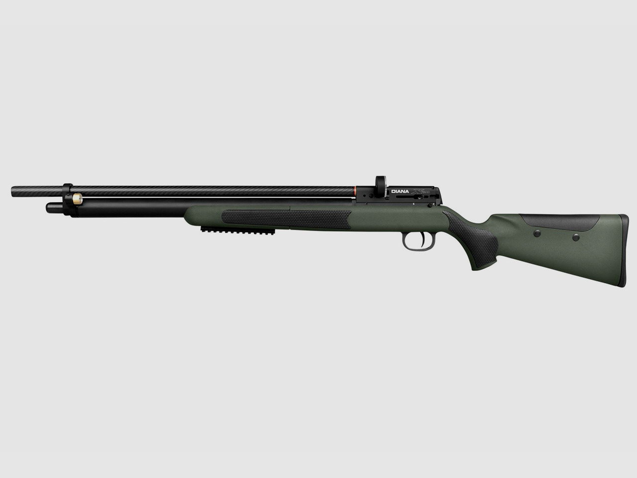 Pressluftgewehr DIANA XR200 OD Green grĂĽner Kunststoffschaft 12 Schuss Kaliber 5,5 mm (P18)